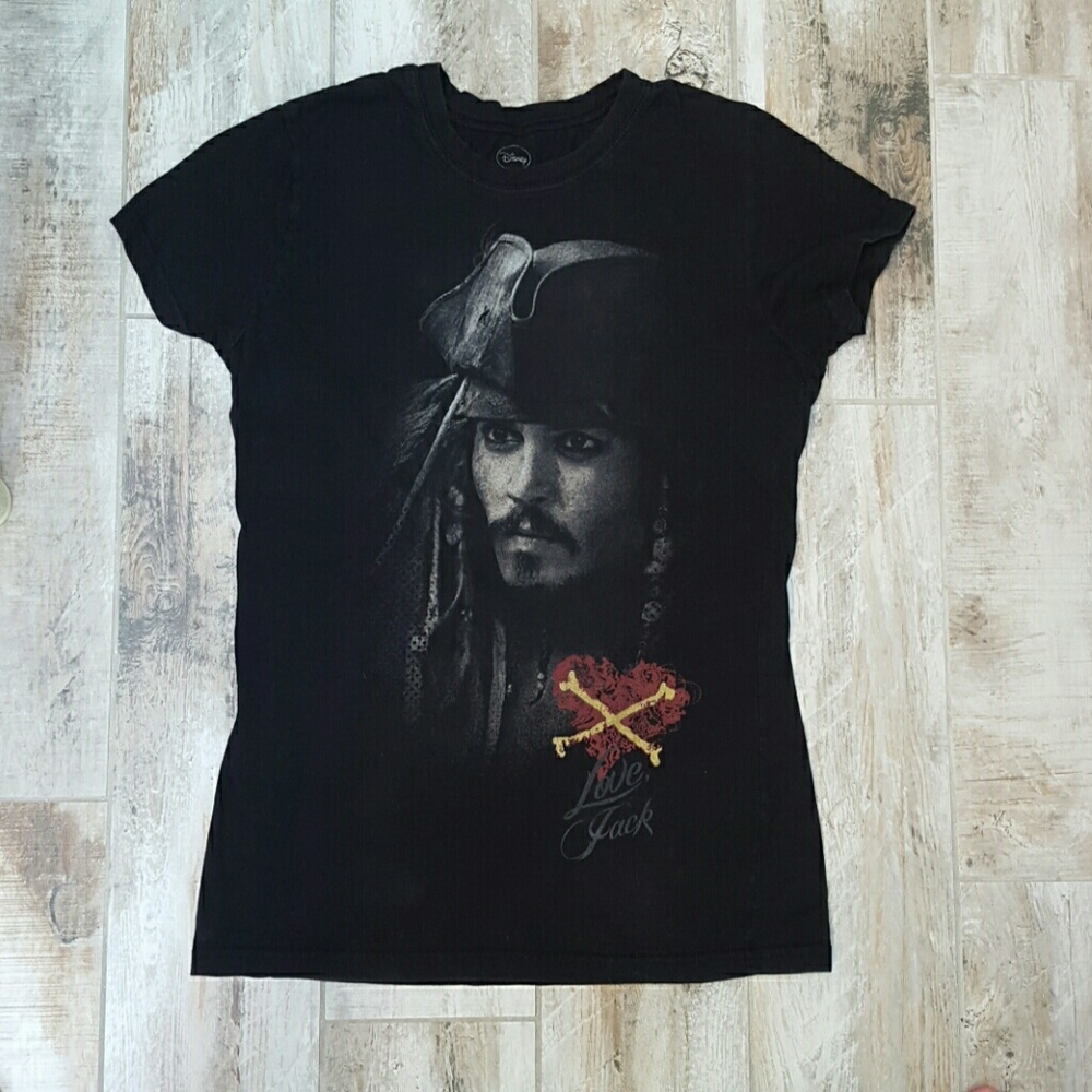 Disney captain jack tshirt